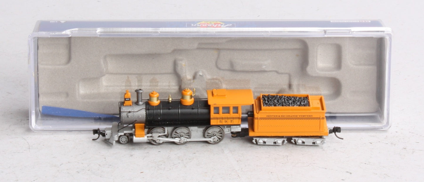 Athearn 11902 N Denver and Rio Grande Western Old Time 2-6-0 #597