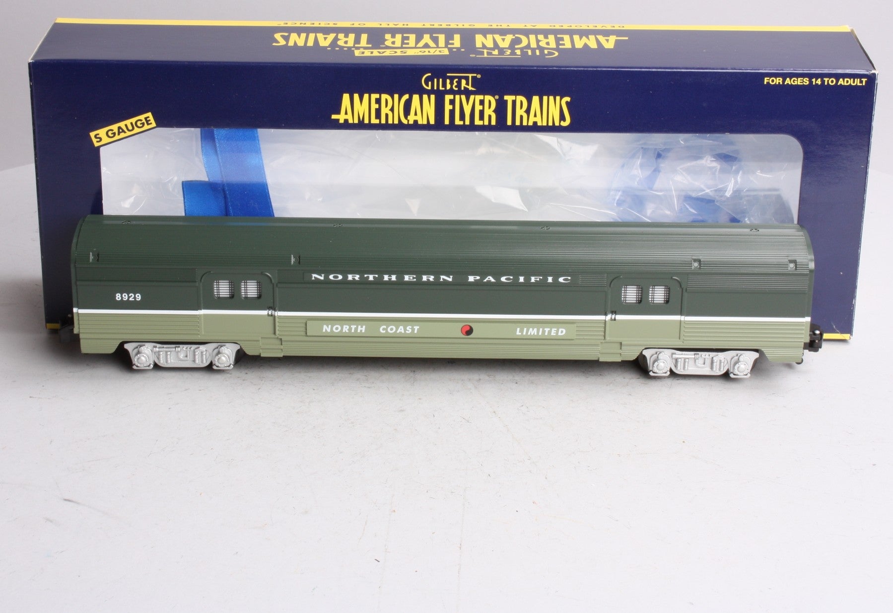 American Flyer 6-49935 S Gauge Northern Pacific Baggage Car #8929 (Add-On)
