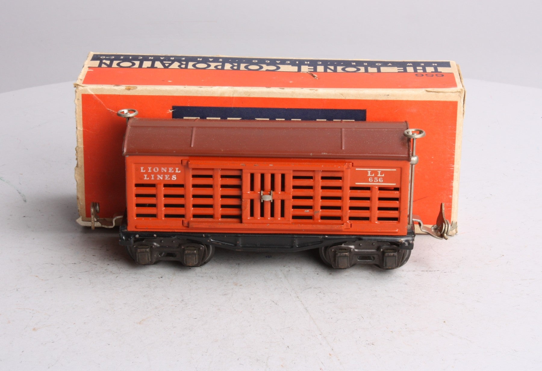 Lionel 656 O Vintage Prewar Tinplate Stock Car #656