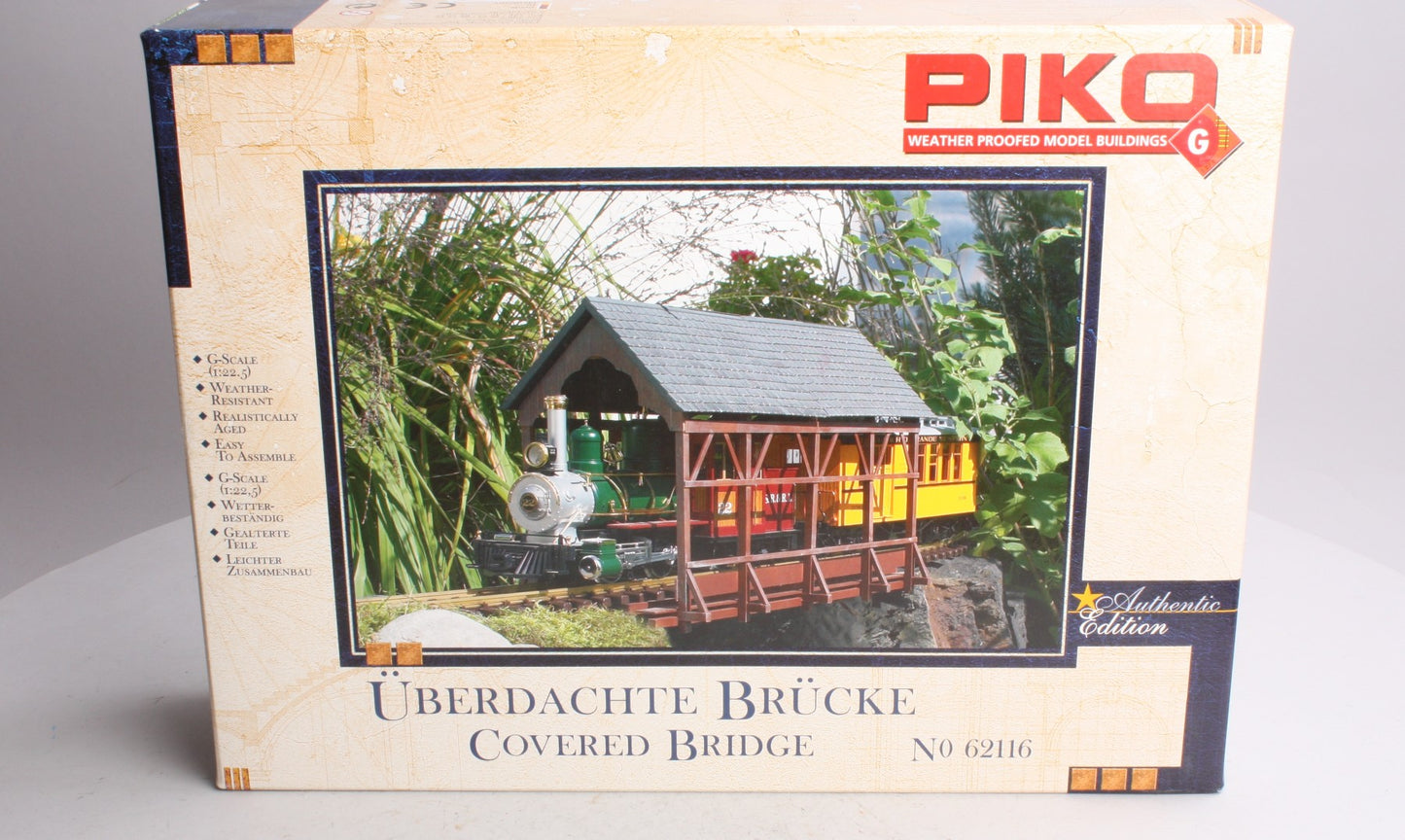 Piko 62116 G Scale Covered Bridge