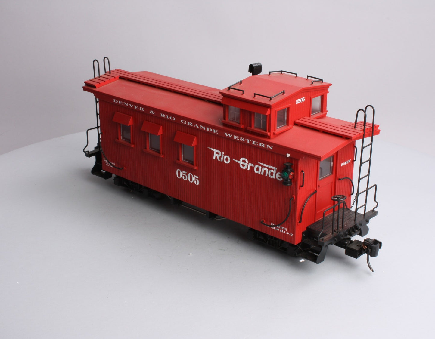 USA Trains R12001 G Scale Denver & Rio Grande Western Woodsided Caboose #0505