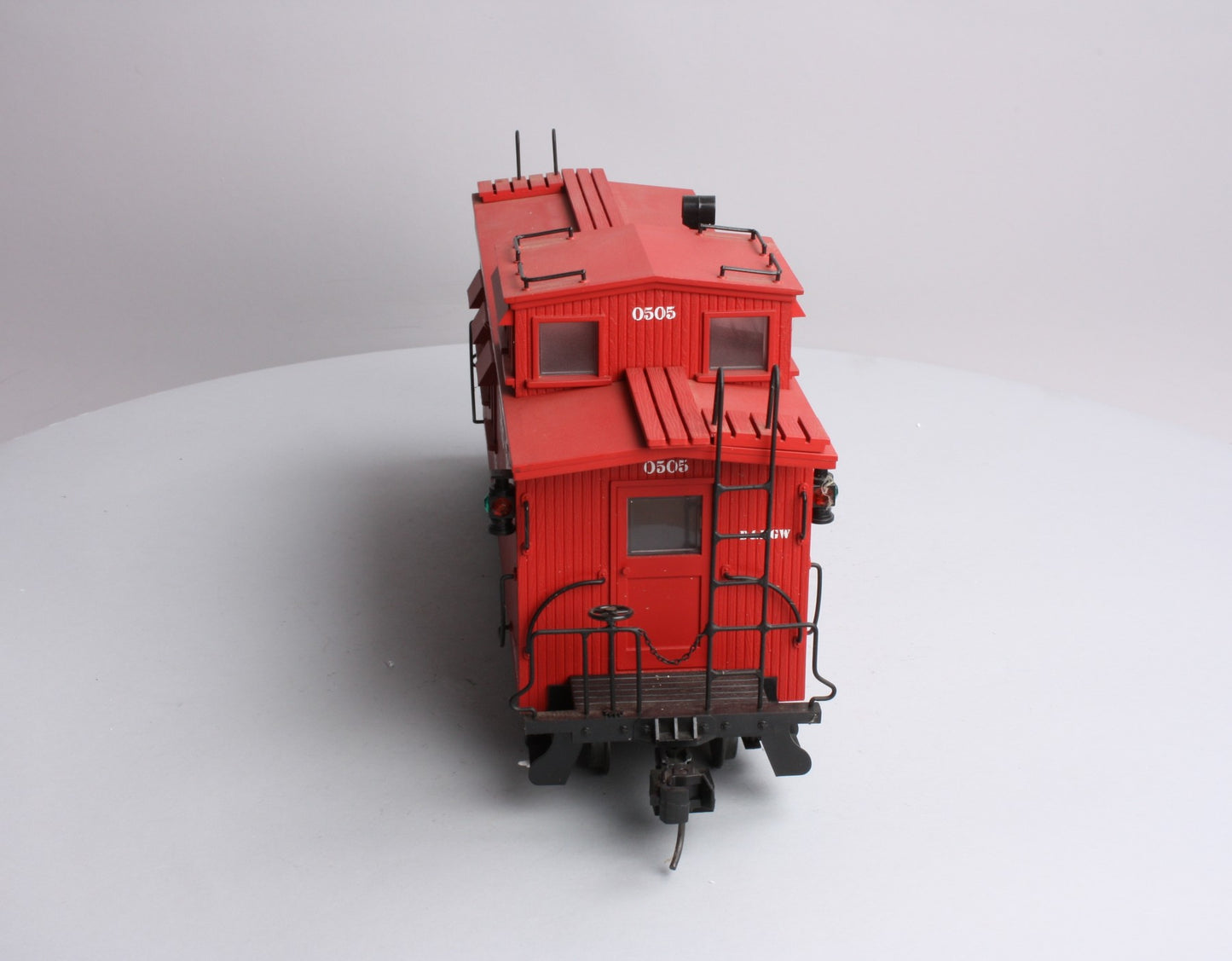 USA Trains R12001 G Scale Denver & Rio Grande Western Woodsided Caboose #0505