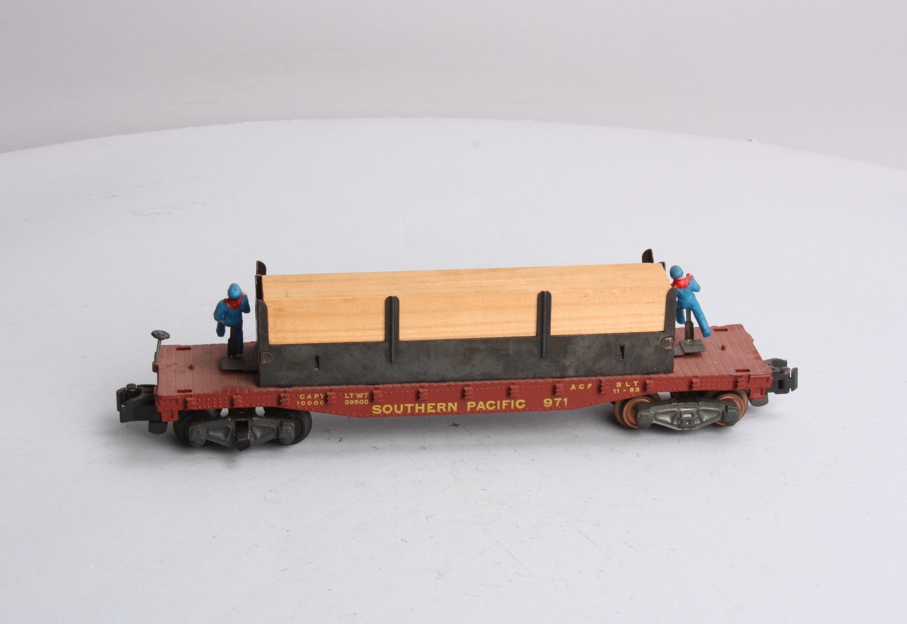 American Flyer 971 Vintage S Southern Pacific Lumber Unloading Car