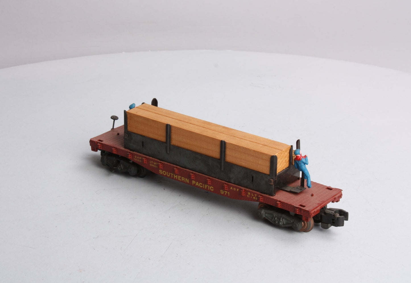 American Flyer 971 Vintage S Southern Pacific Lumber Unloading Car