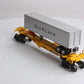 Lionel 6-16322 O TTUX Sealand Flatcar w/ Sealand Trailer