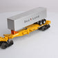Lionel 6-16322 O TTUX Sealand Flatcar w/ Sealand Trailer