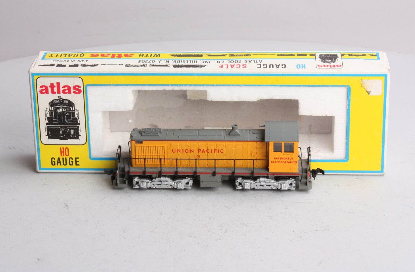 Atlas 8072 HO Union Pacific Alco S-2 Powered Diesel Locomotive #1151