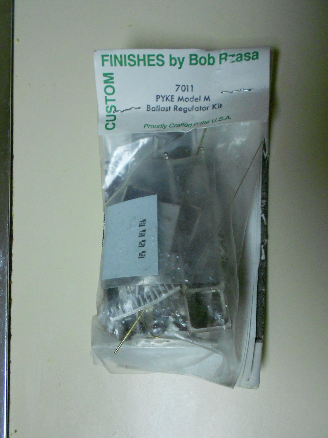 Custom Finishes 7011 HO Unpainted Pyke Ballast Regulator Kit