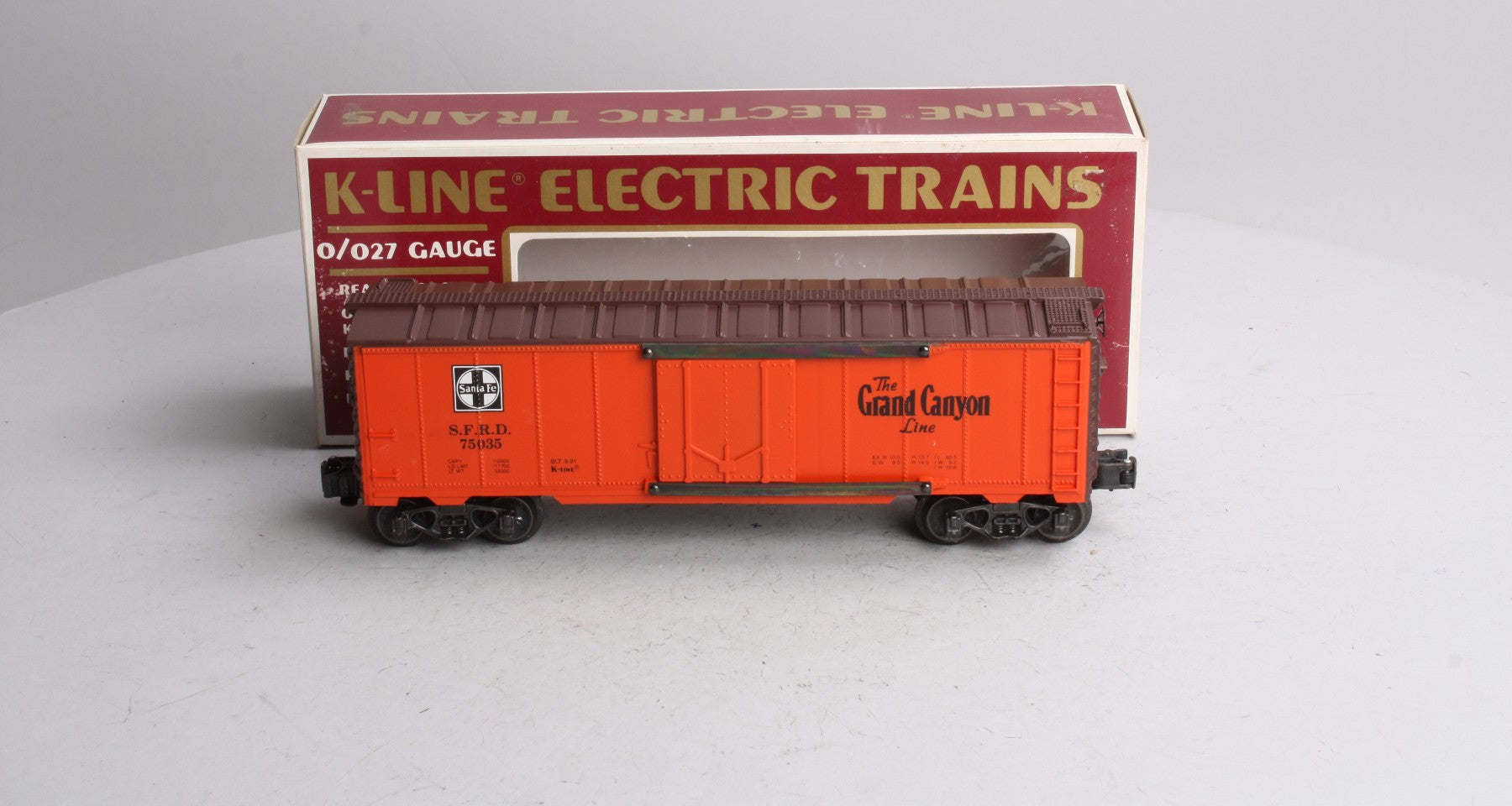 K-Line K75035 O Gauge Santa Fe Grand Canyon Reefer Car