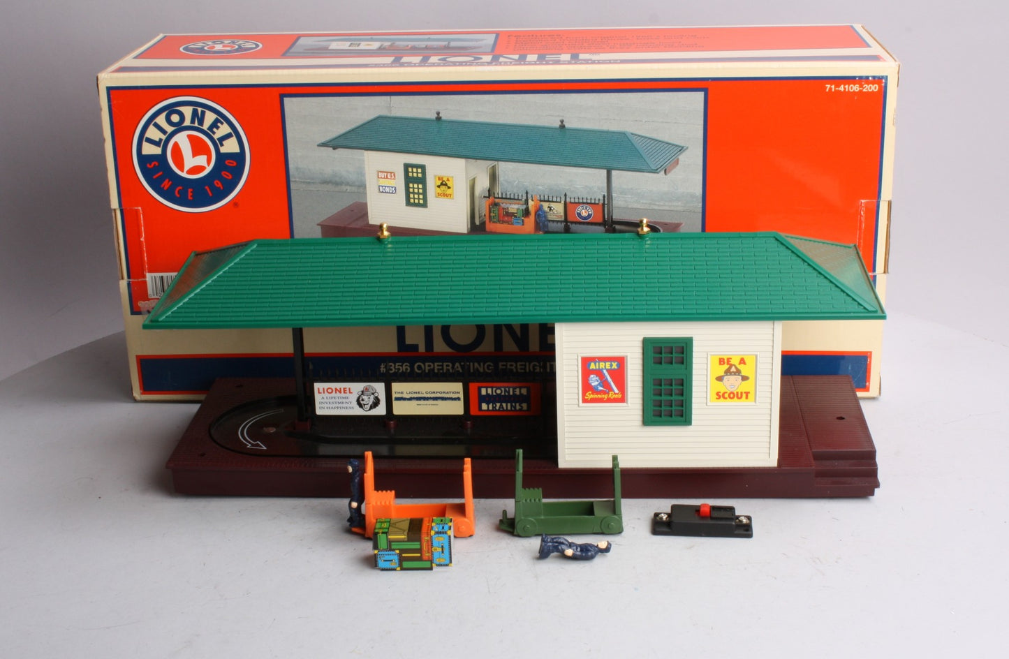 Lionel 6-14106 O Assembled Operating Freight Station #356