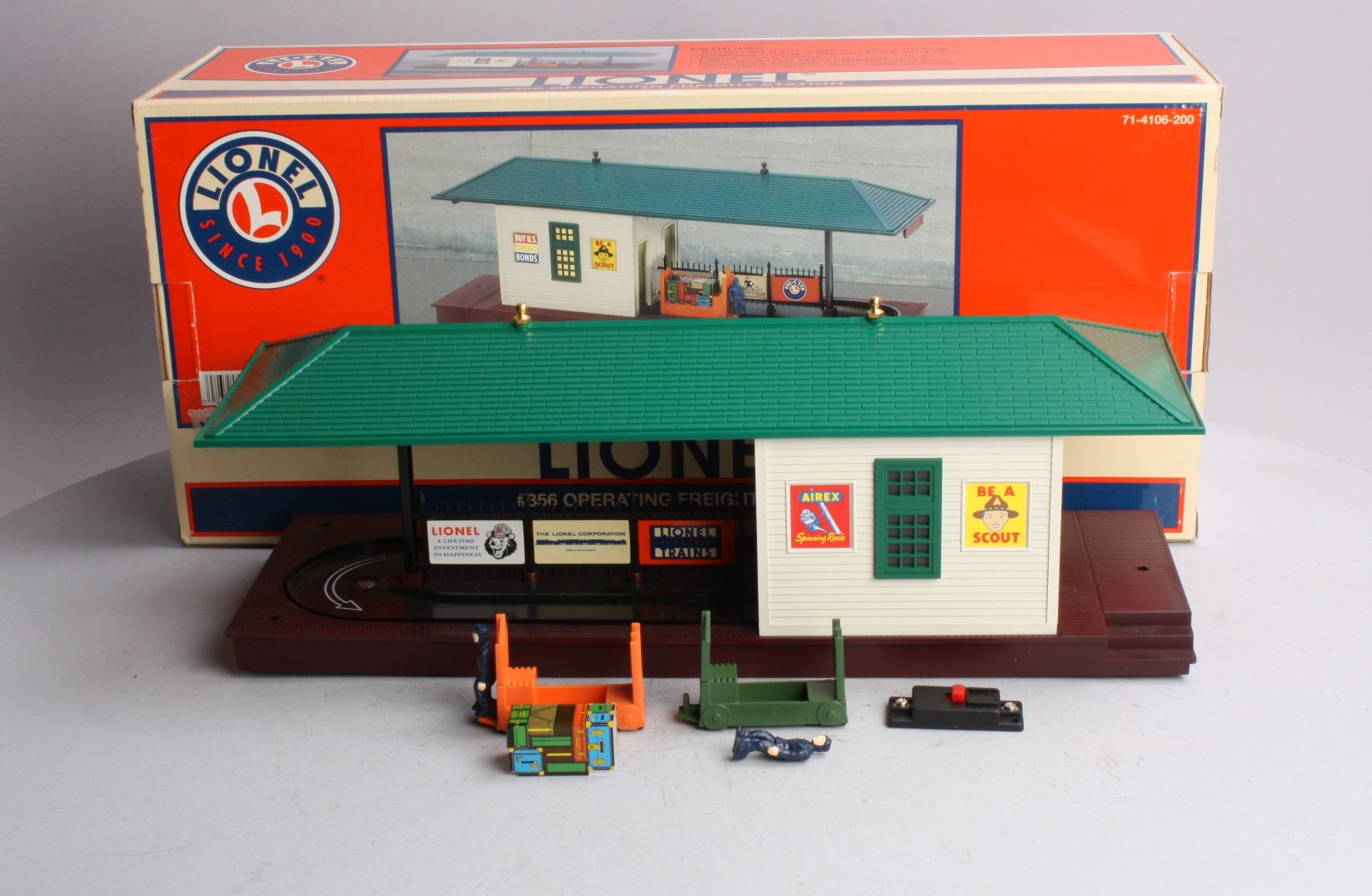 Lionel 6-14106 O Assembled Operating Freight Station #356