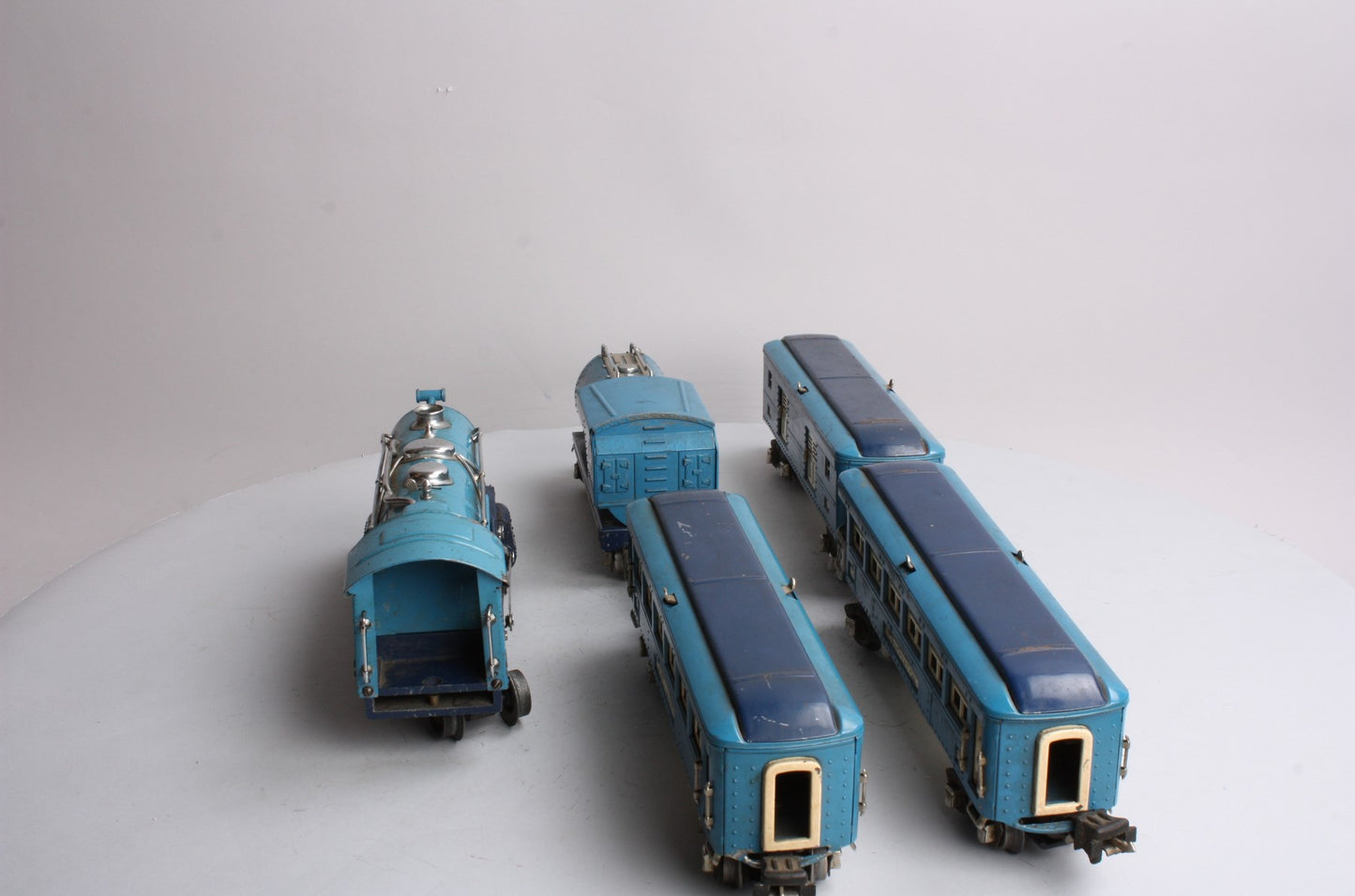 Lionel 194W Vintage O Prewar Blue Comet Set (263E, 2613, 2614, 2615)
