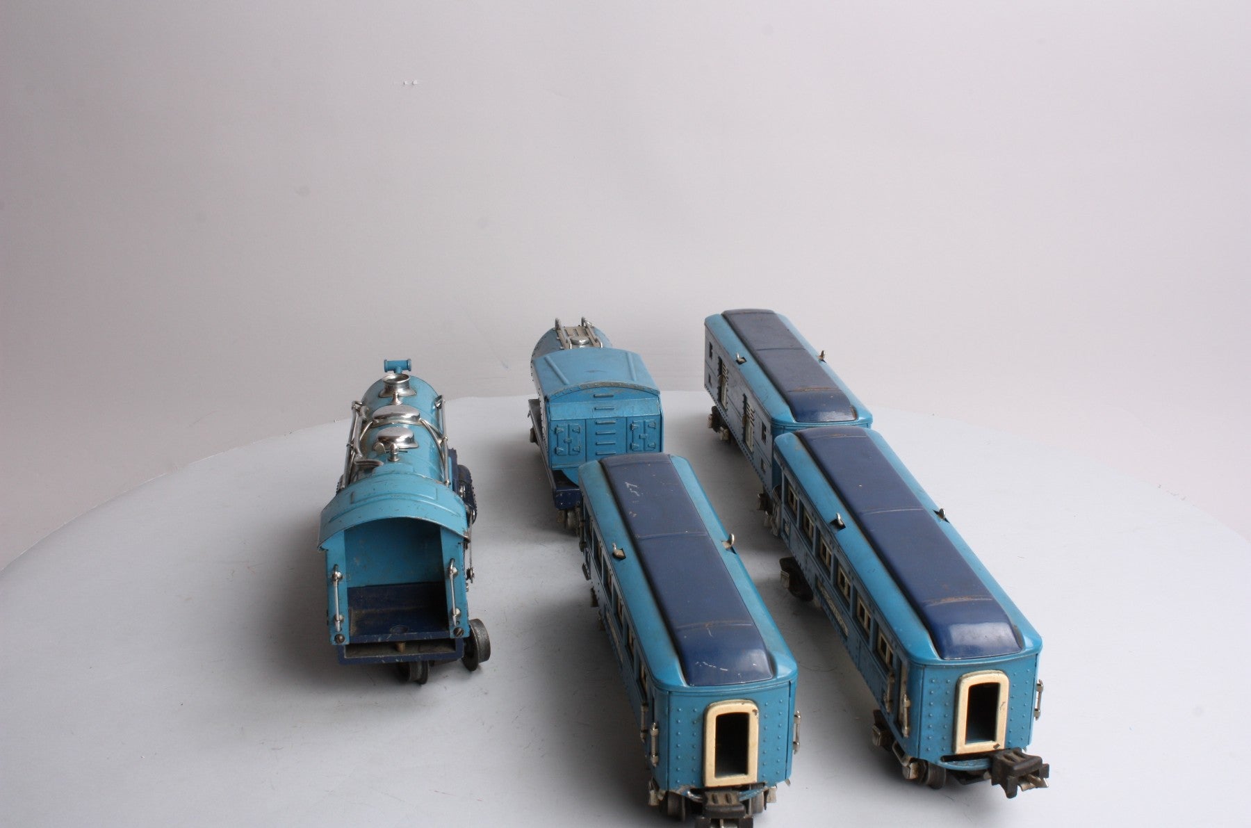 Lionel 194W Vintage O Prewar Blue Comet Set (263E, 2613, 2614, 2615)