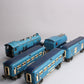 Lionel 194W Vintage O Prewar Blue Comet Set (263E, 2613, 2614, 2615)