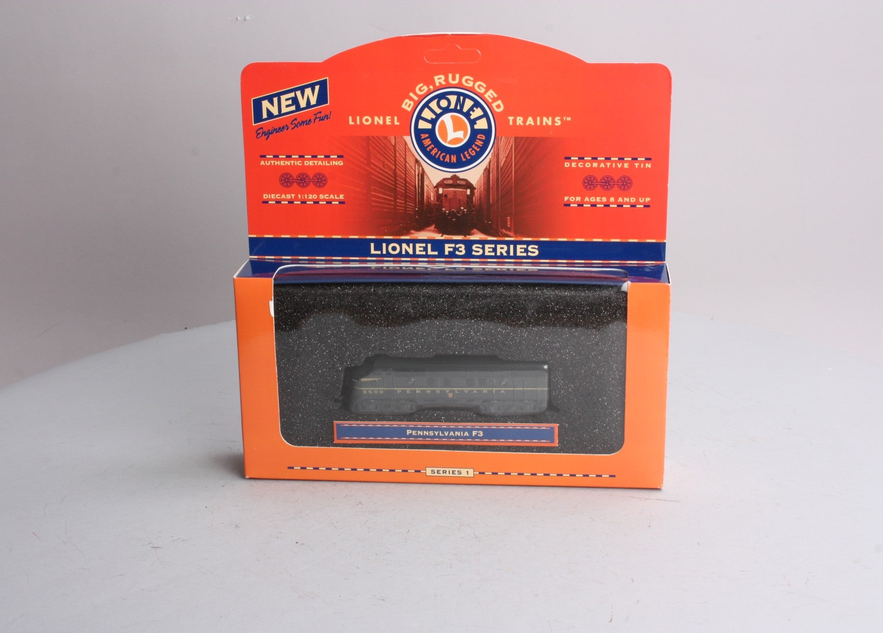 Lionel 91004 1:120 Scale Diecast Pennsylvania F3 Model Diesel Locomotive