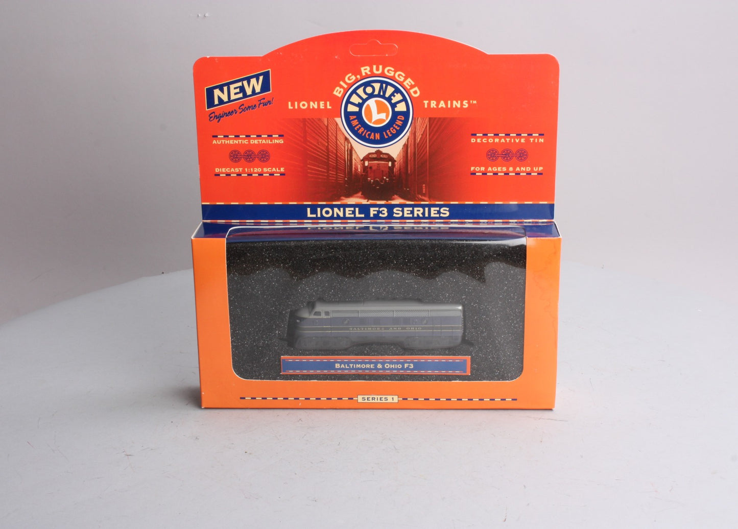 Lionel 91007 1:120 Die-Cast Baltimore & Ohio F3 Model Diesel Locomotive