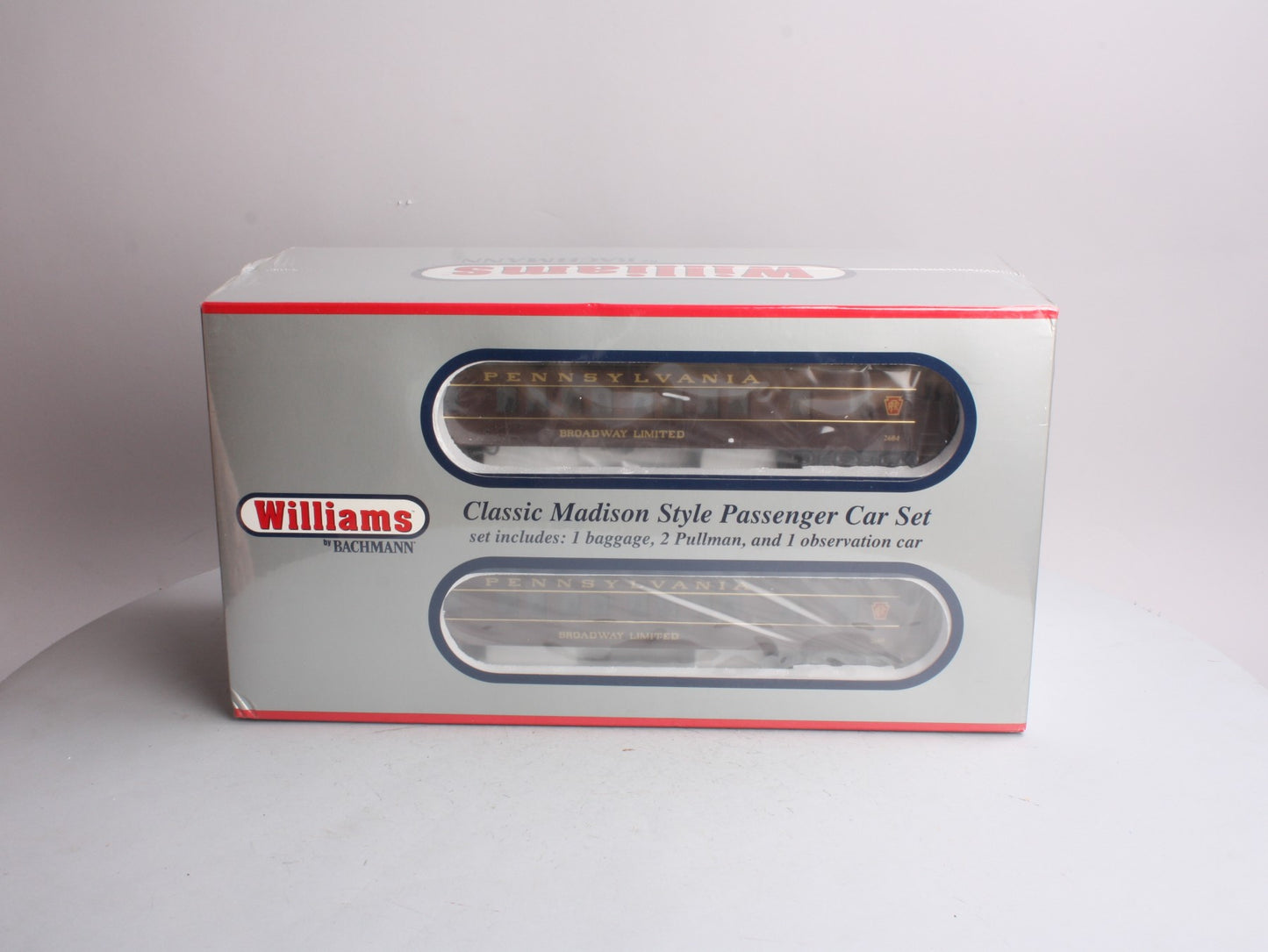 Williams 43465 Pennsylvania 60' Madison Passenger Car 4-Pack