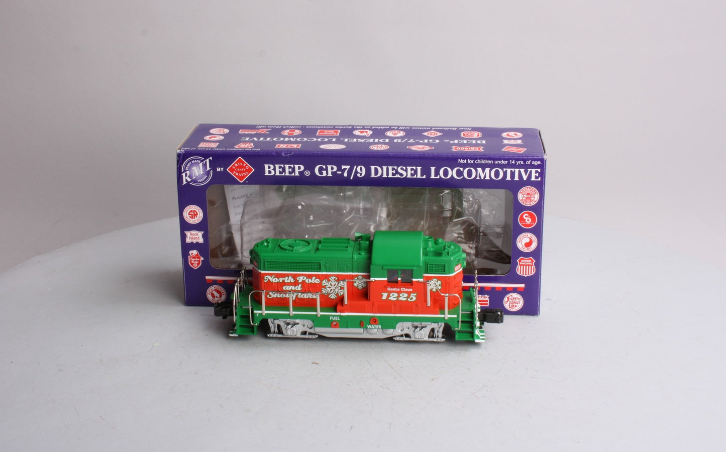 RMT 92450-2 O North Pole & Snowflake BEEP Diesel Locomotive #1225