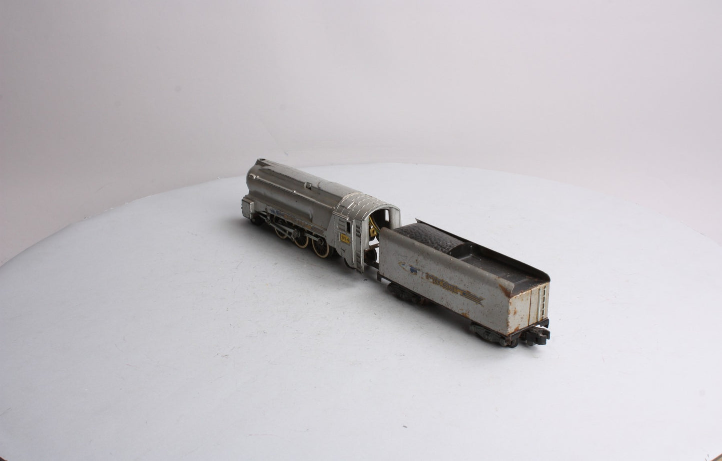 American Flyer 354 4-6-2 S Chrome Torpedo Silver Bullet Locomotive & Tender