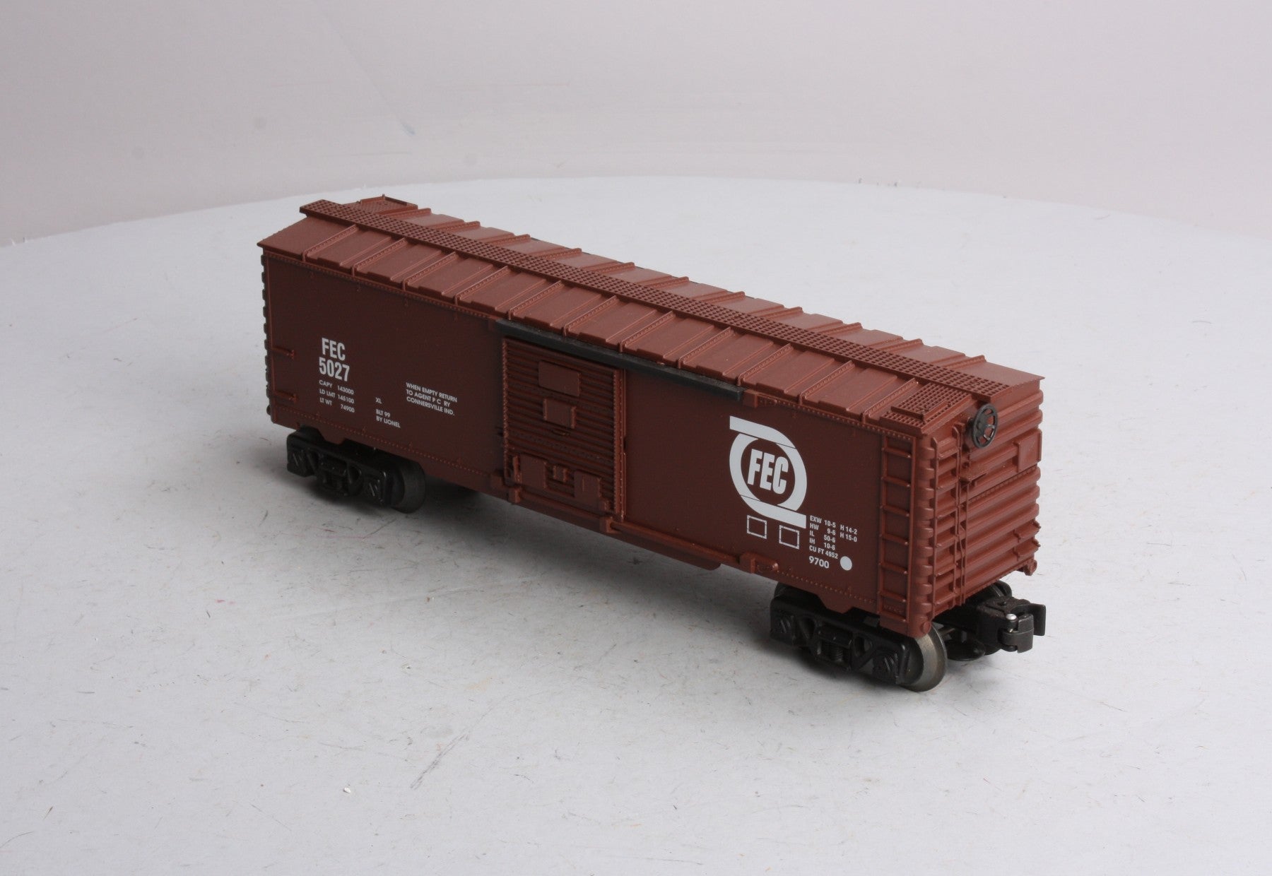 Lionel 6-26223 O Gauge Florida East Coast Boxcar #5027
