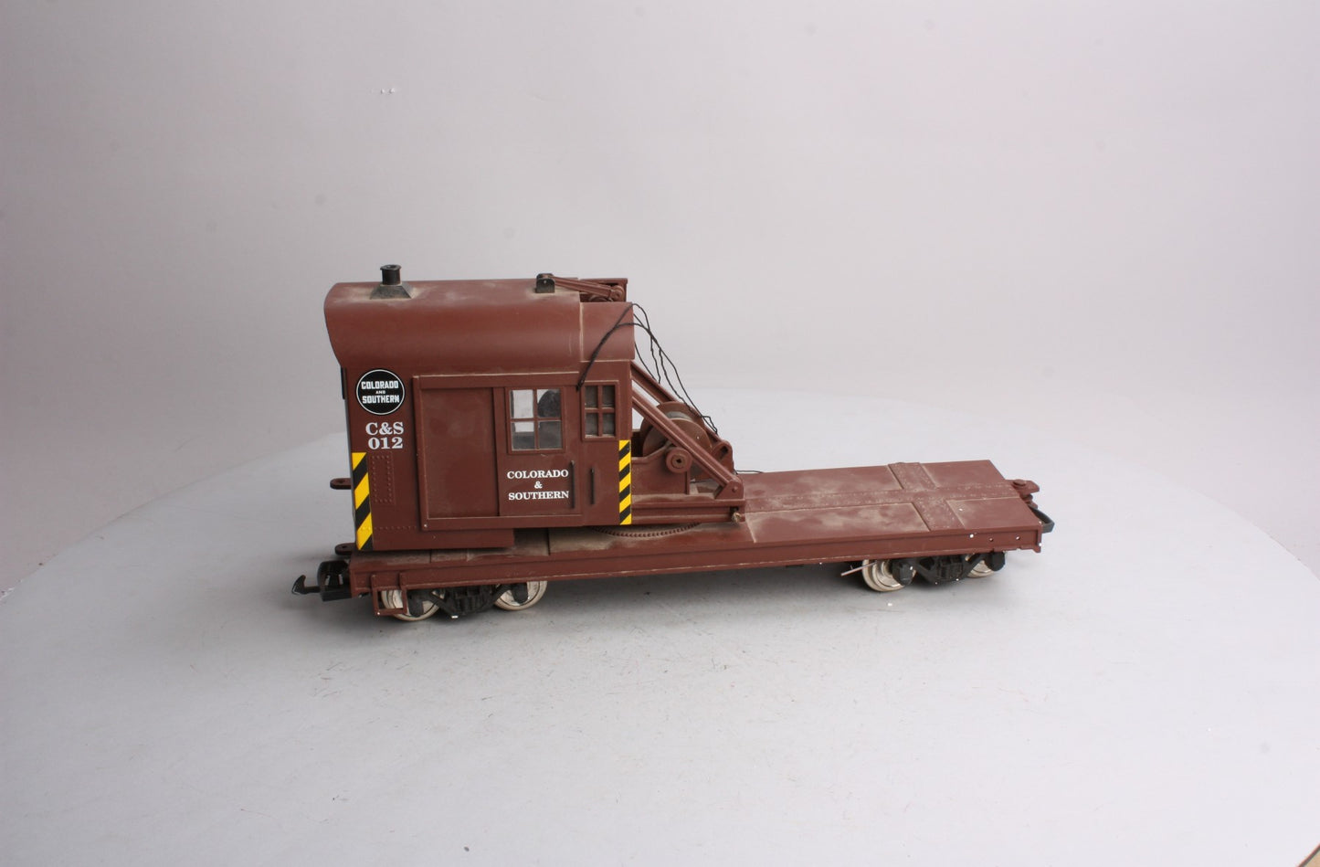 USA Trains 1867 G Gauge Colorado & Southern 25-Ton Crane with Metal Wheels