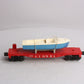 Lionel 6801-75 Vintage O Flatcar with Blue & White Boat