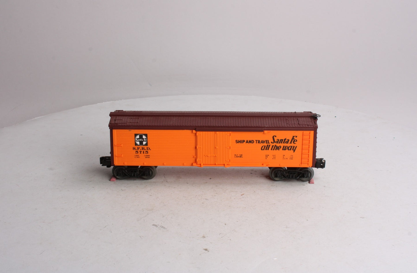 Lionel 6-5715 O Gauge Santa Fe Woodside Reefer Car