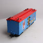 USA Trains R13025 G 2007 Christmas Reefer Car- Plastic Wheels