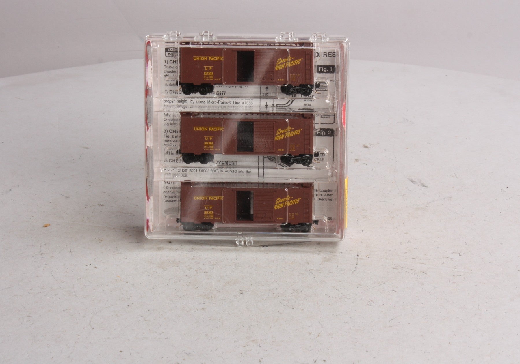 Micro-Trains 20286-2 N Union Pacific 40' Standard Single Door Boxcar (Set of 3)