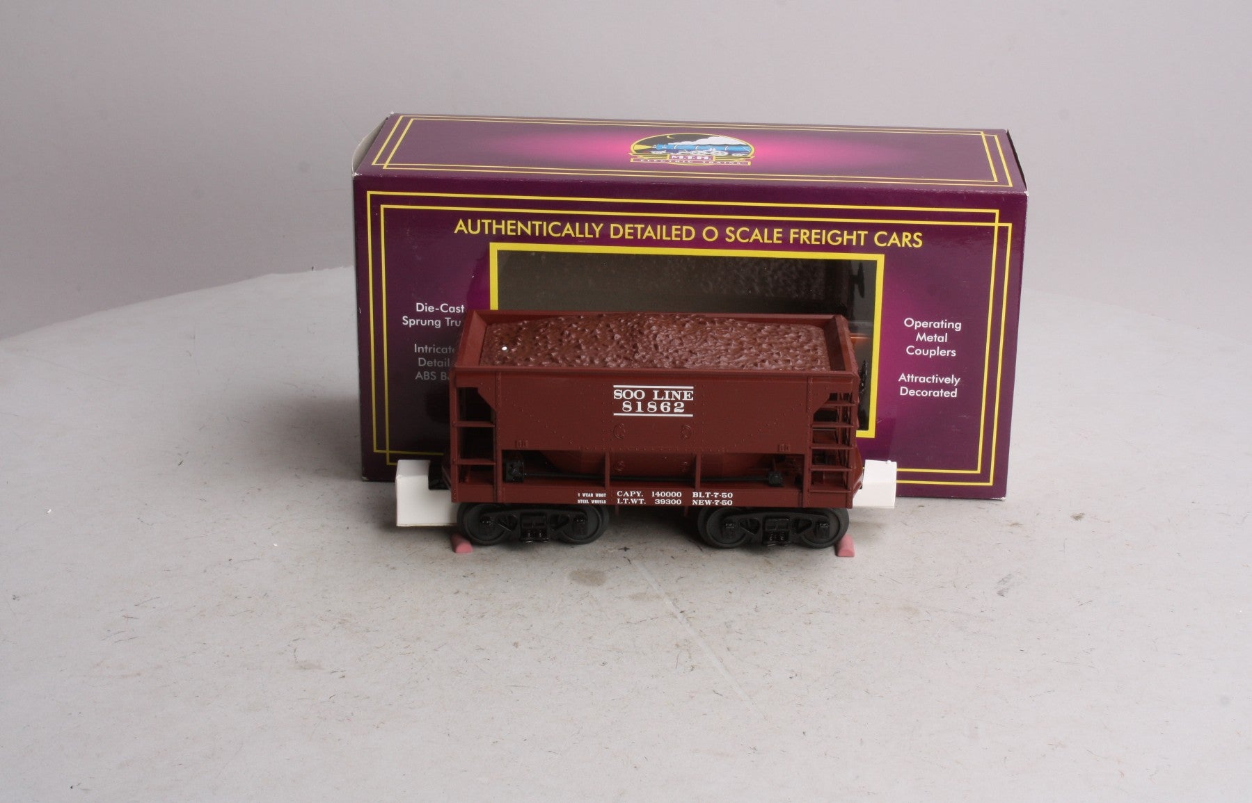 MTH 20-97238 O SOO Line Ore Car w/ Load #81862
