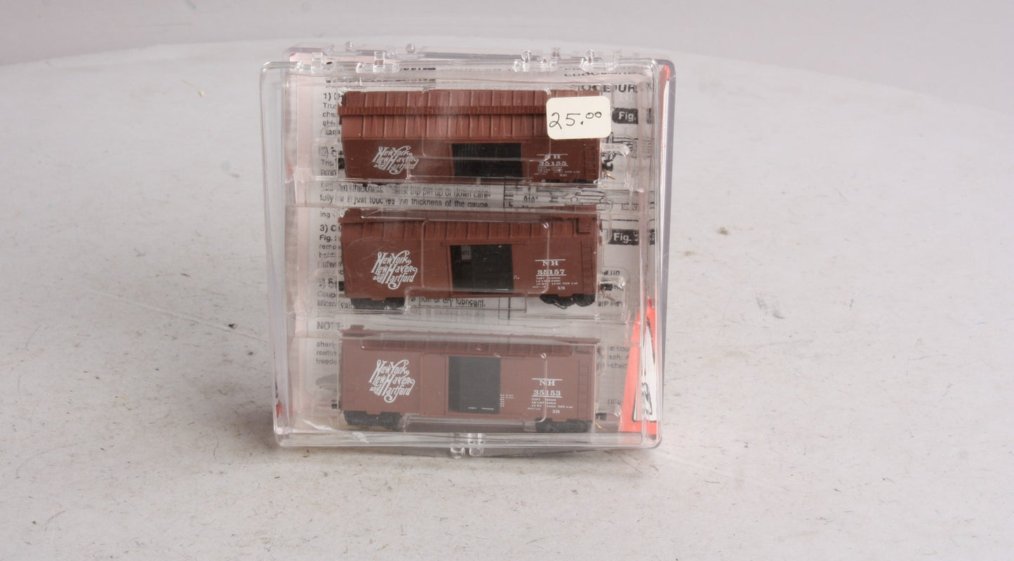 Micro-Trains 20029-2 N New York, New Haven, & Hartford 40' Boxcars (Set of 3)