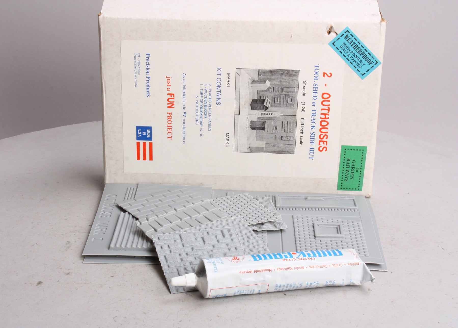 Precision Products G Scale Tool Shed/Outhouses Kit