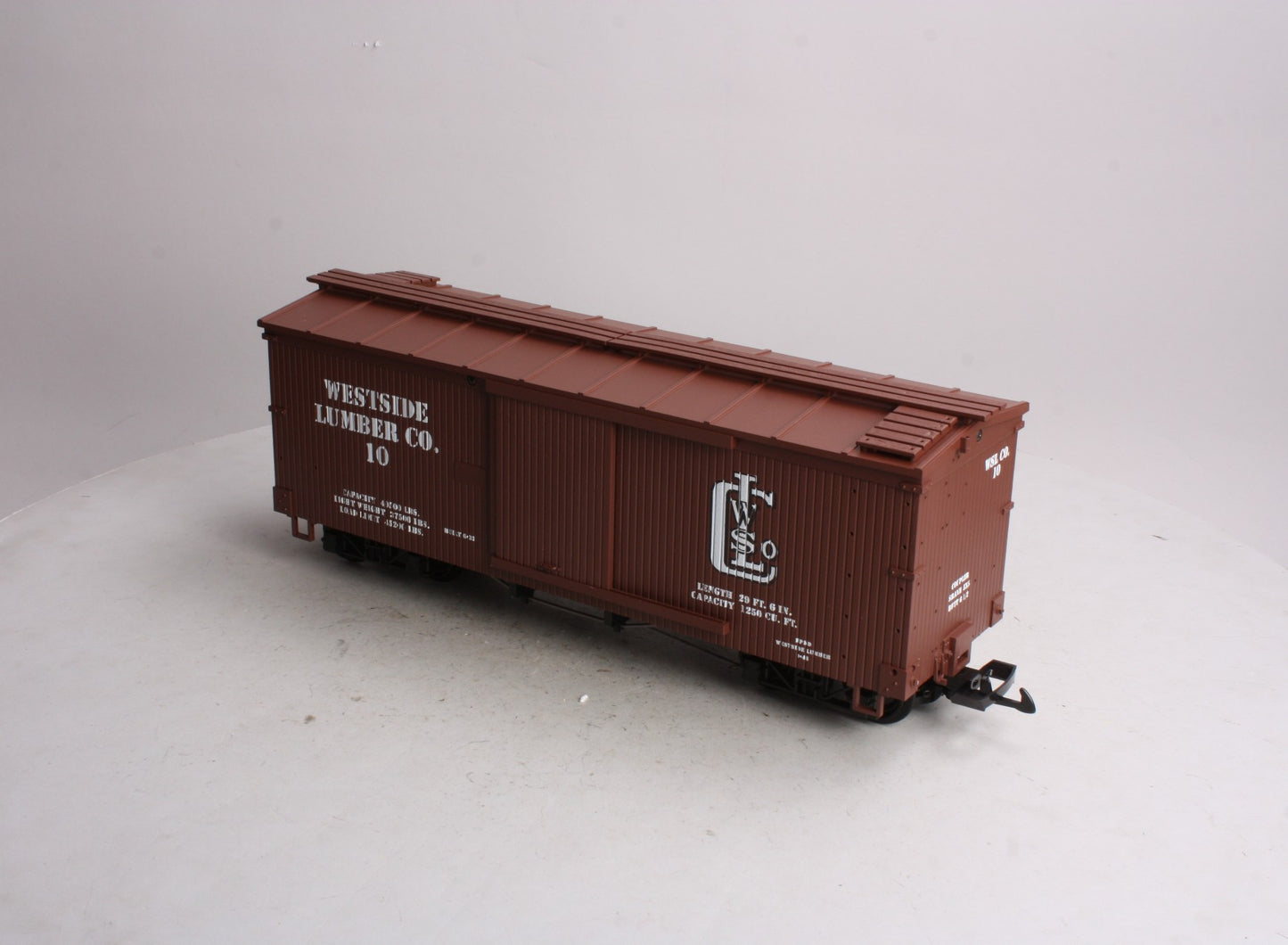 USA Trains 190411 G Westside Lumber Wood Box Car #10