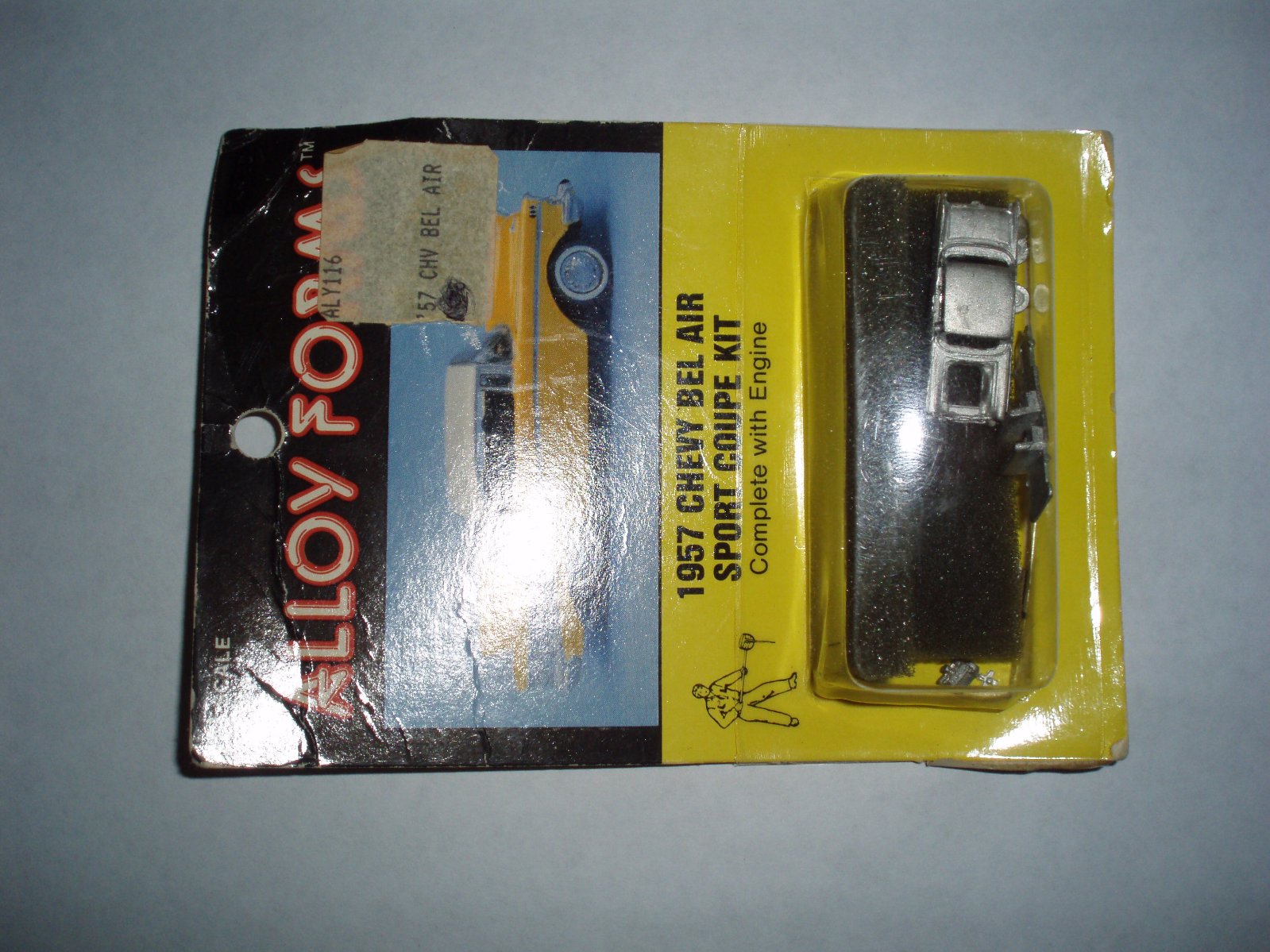 Alloy Forms N-116 1957 Yellow Chey Bel Air Sport Coupe Kit Unpainted