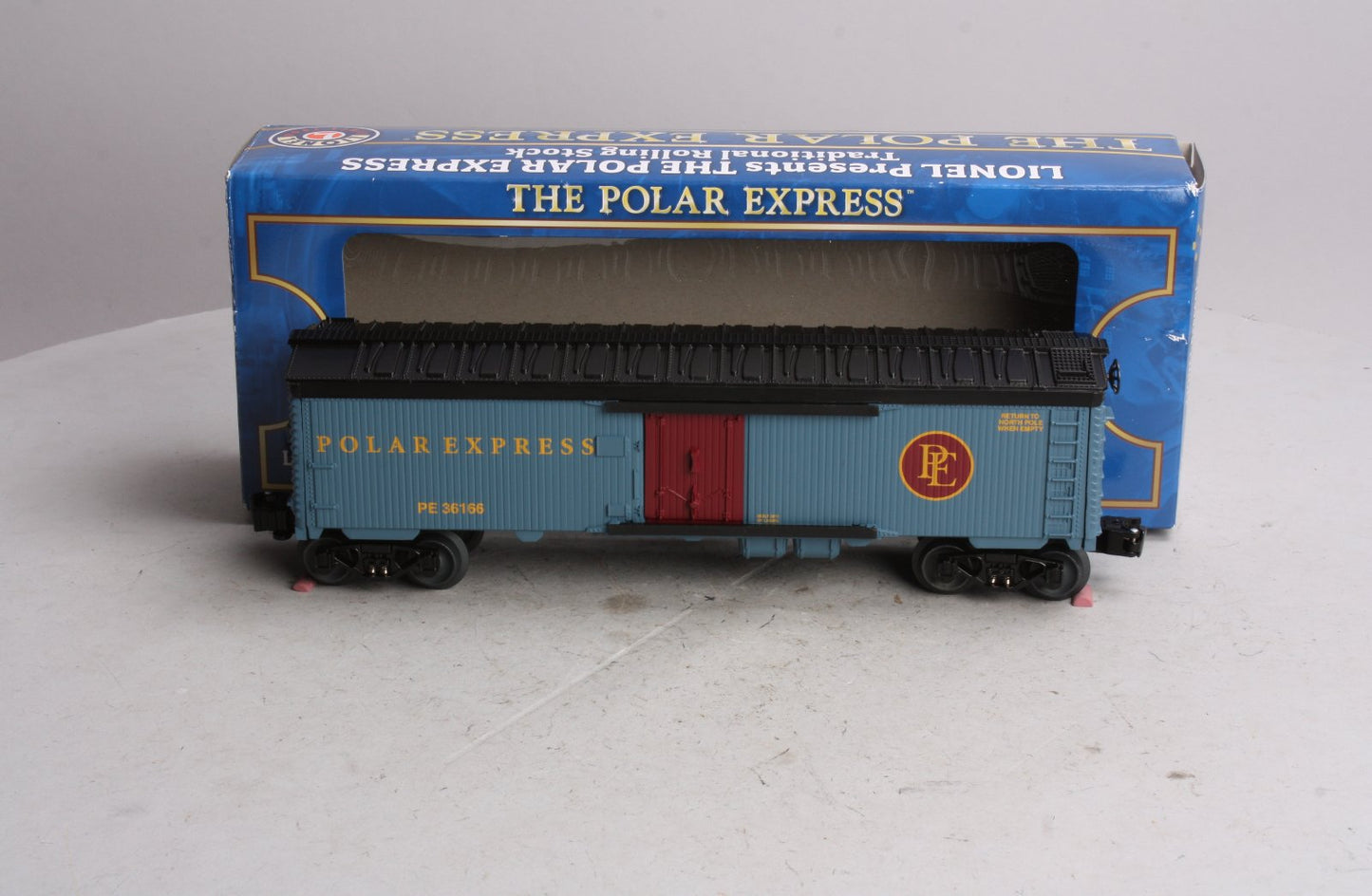 Lionel 6-36166 O Gauge Polar Express Wood-Sided Reefer