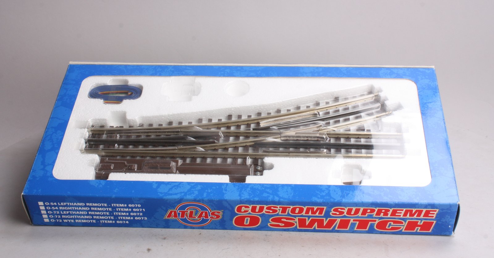 Atlas 6072 O O72 Nickel Silver Left Hand Remote Switch Turnout