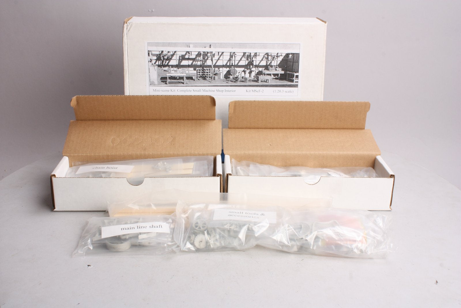 Western Scale Models MScF-2 1:20.3 Complete Small Machine Shop Interior Kit
