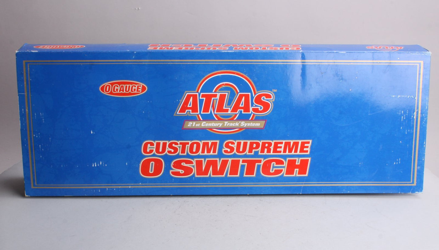 Atlas 6077 O O72/O54 Nickel Silver Left Hand Remote Control Switch Turnout