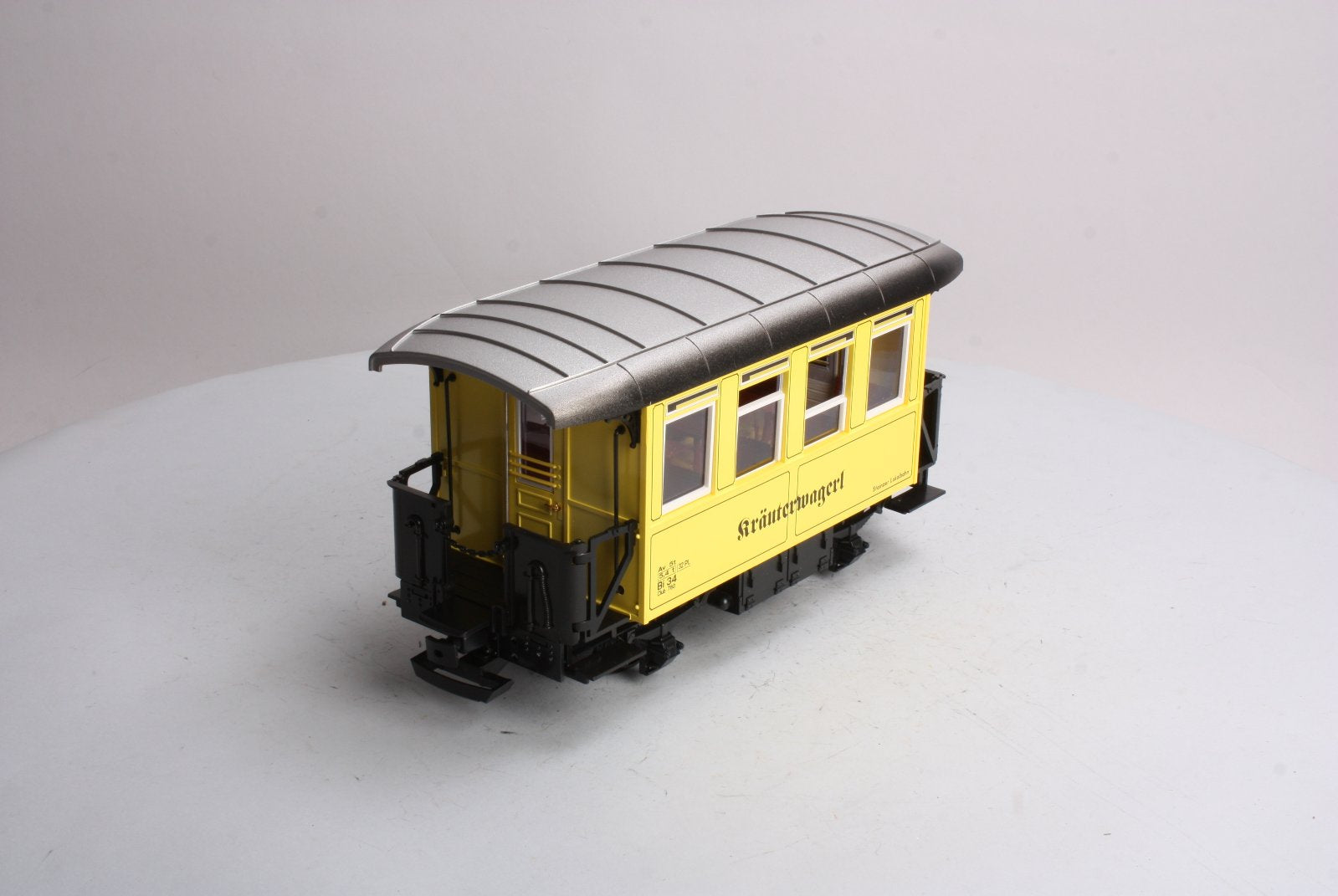 LGB 34074 Yellow Stainzer Lokalbahn Flascherlzug Car – Trainz