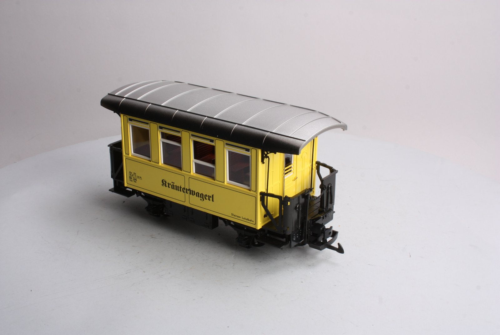 LGB 34074 Yellow Stainzer Lokalbahn Flascherlzug Car – Trainz