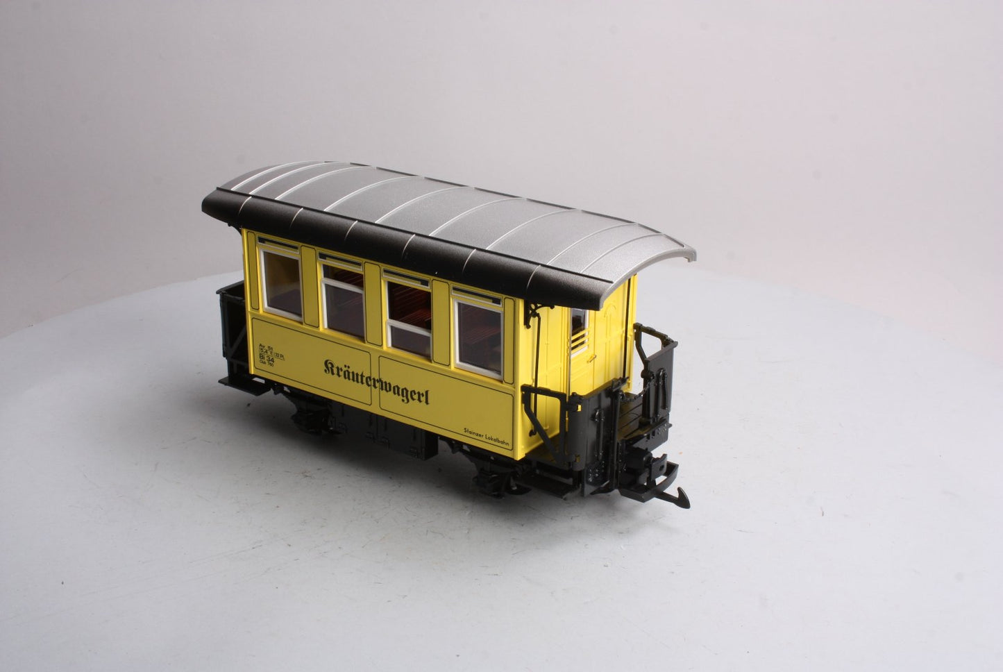 LGB 34074 Yellow Stainzer Lokalbahn Flascherlzug Car