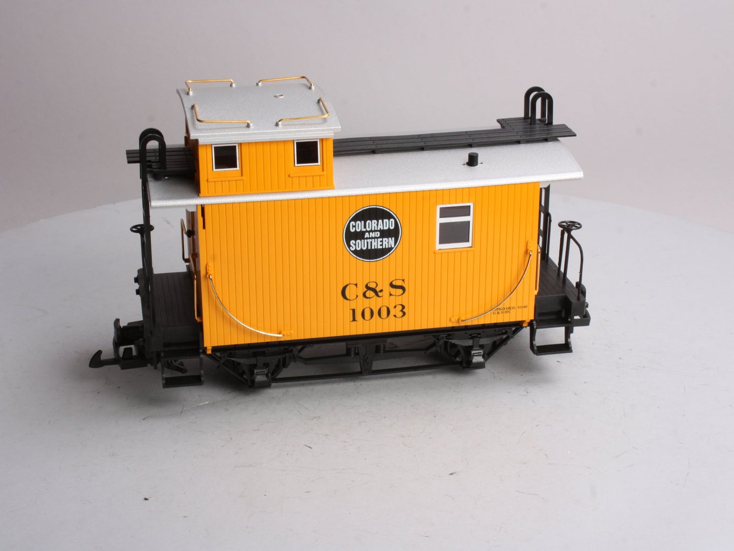 LGB 43650 G Scale Colorado & Southern Short Yellow Caboose #1003
