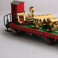 LGB 41124 G Scale 30th Anniversary Flatcar with Gold Train Set