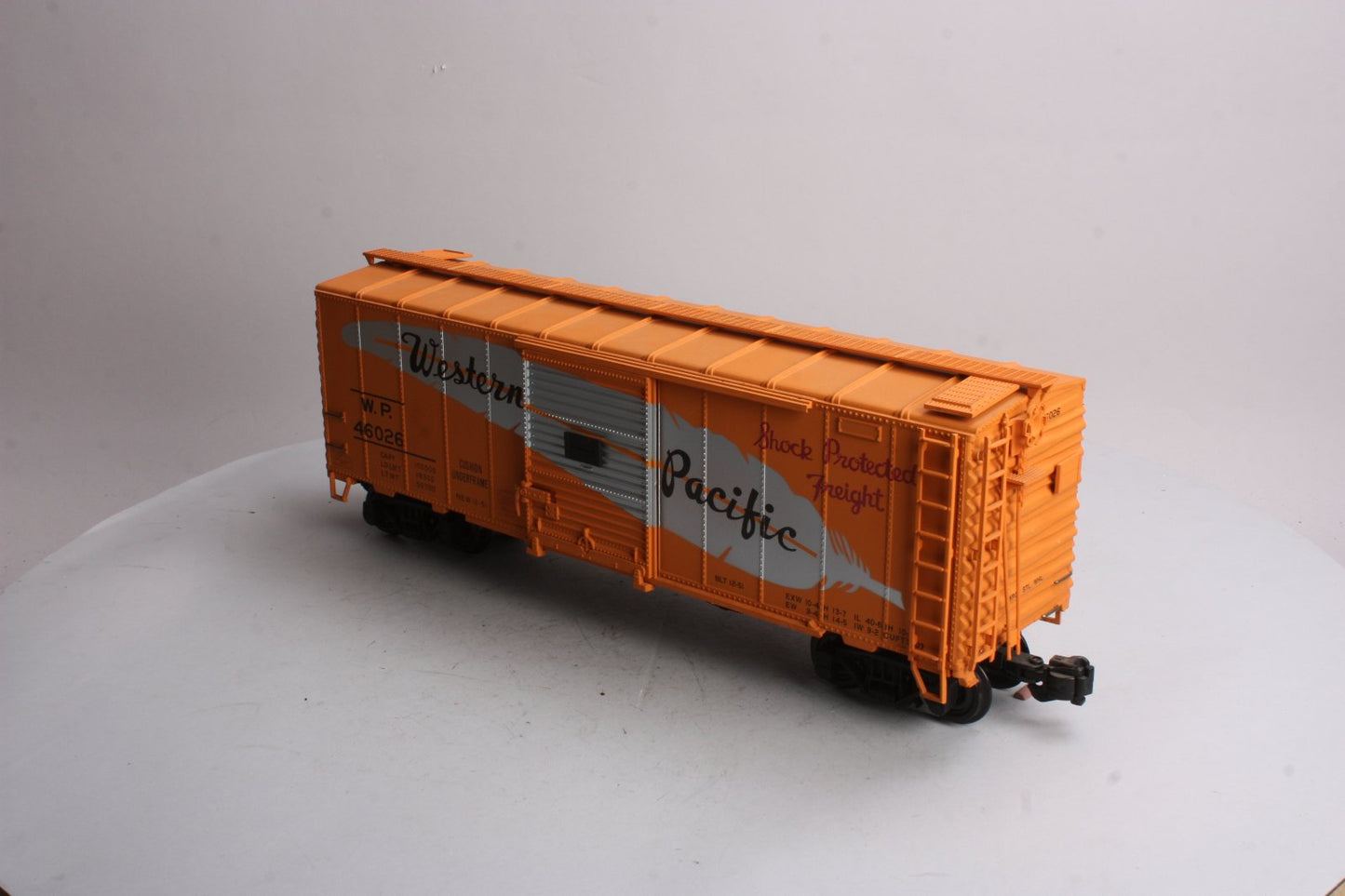 Aristo-Craft 46026 Western Pacific Boxcar- Plastic Wheels