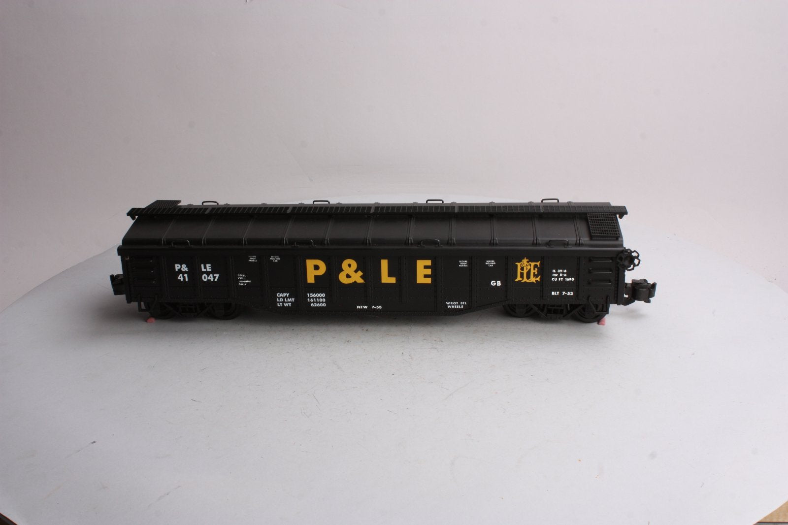 Aristo-Craft 41103 Pittsburg & Lake Erie Covered Gondola - Metal Wheels