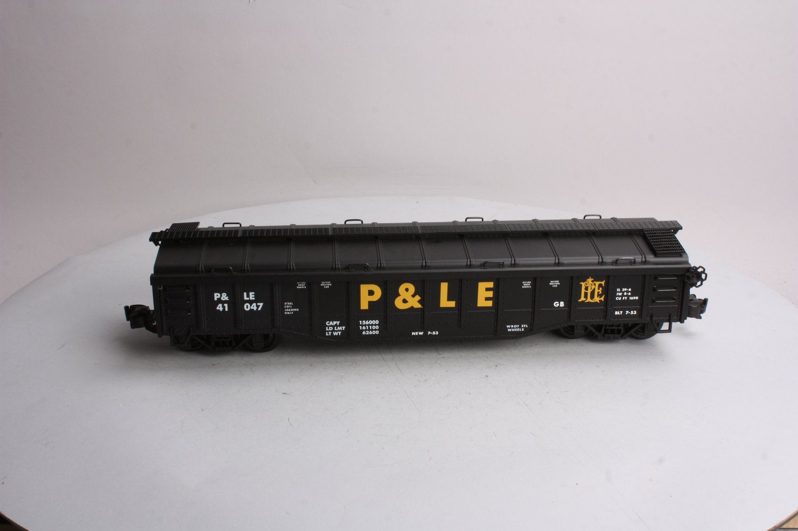 Aristo-Craft 41103 Pittsburg & Lake Erie Covered Gondola - Metal Wheels