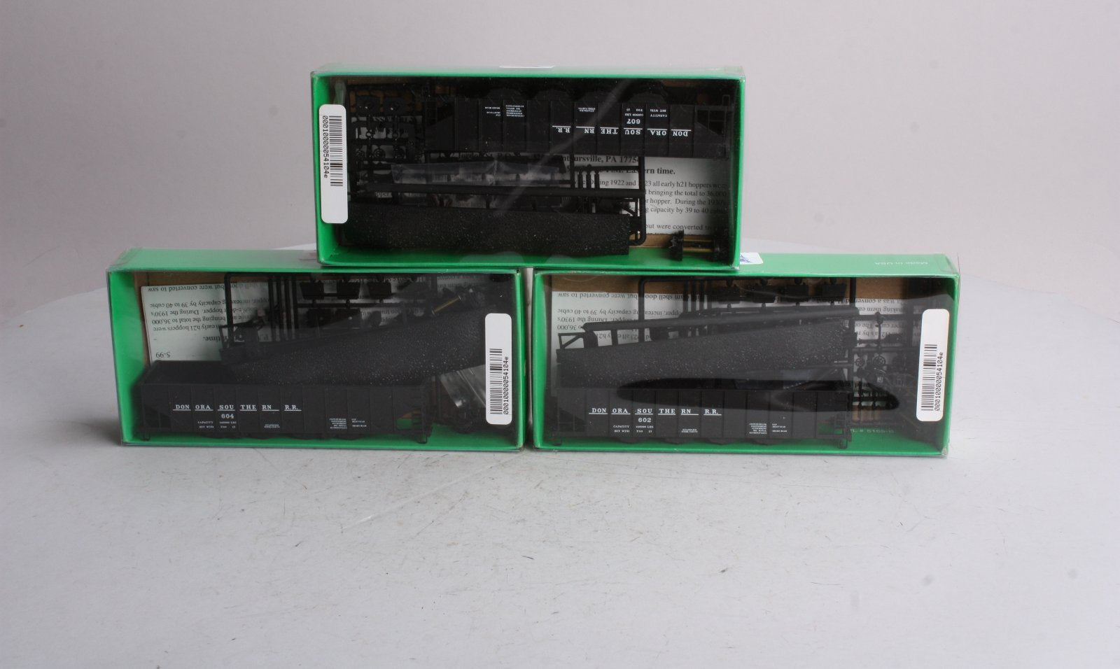 Bowser 54104 Donora Southern H-21 W/Clams (Set of 3)
