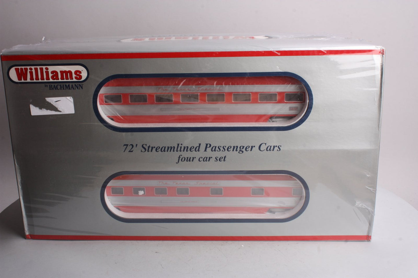 Williams 43171 O Gauge Texas Special 72 Ft. Streamline Passenger Cars (Set of 4)