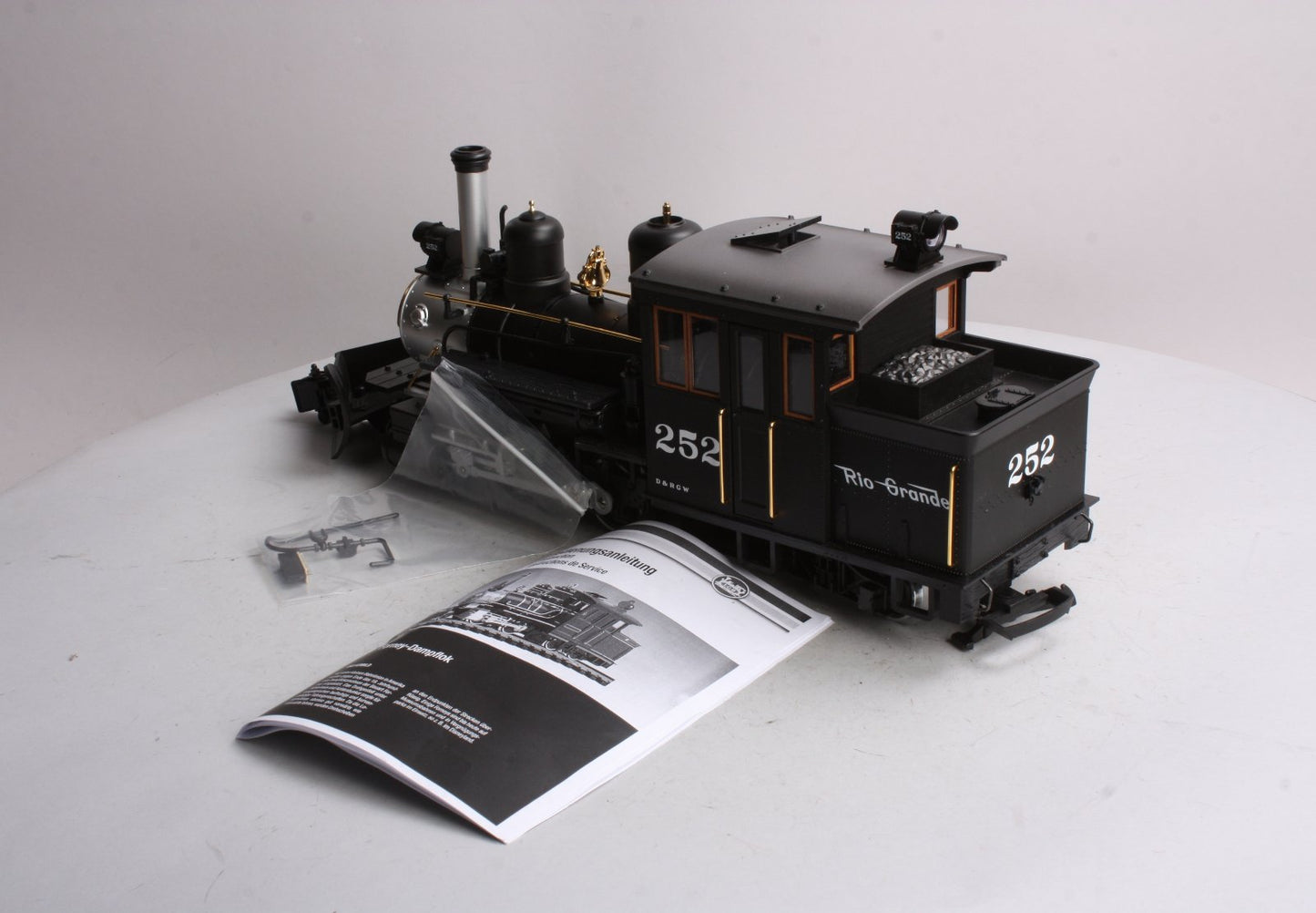 LGB 25253 Denver & Rio Grande Western Forney Steam Locomotive #252