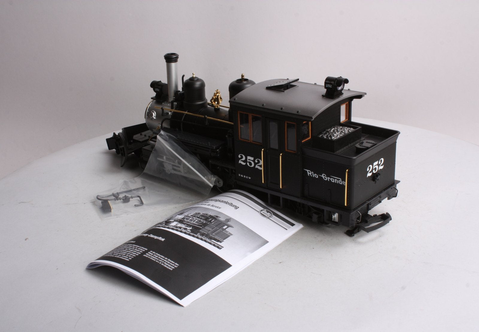LGB 25253 Denver & Rio Grande Western Forney Steam Locomotive #252